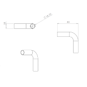 COUDE 90° POUR TUBE DE REMPLISSAGE ALU Ø16MM