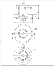 SECO - Garde corps fixation à plat - Kit 2 mètres Anthracite