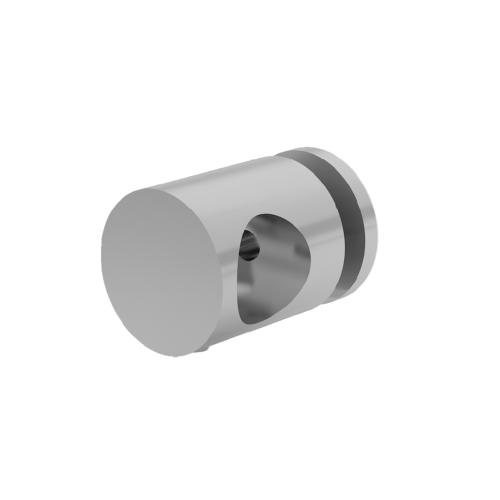 SECO - Support adaptateur verre Ø16 Gris inox