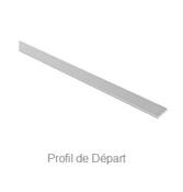 PROFIL DE DPART POUR GARDE CORPS VITRE SRIE EXCELLENCE - L 3000 MM